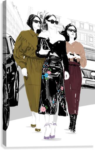 walk Canvas Print