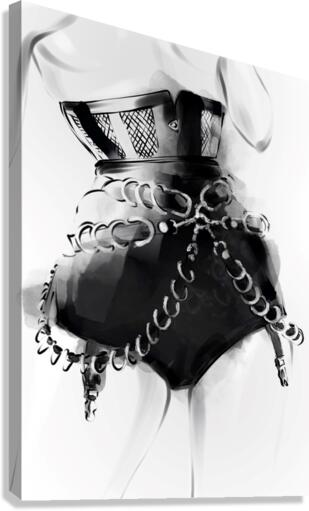 Corset Canvas Print