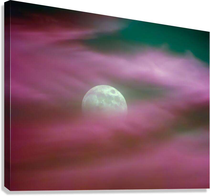 IR Moon 13 Canvas Print