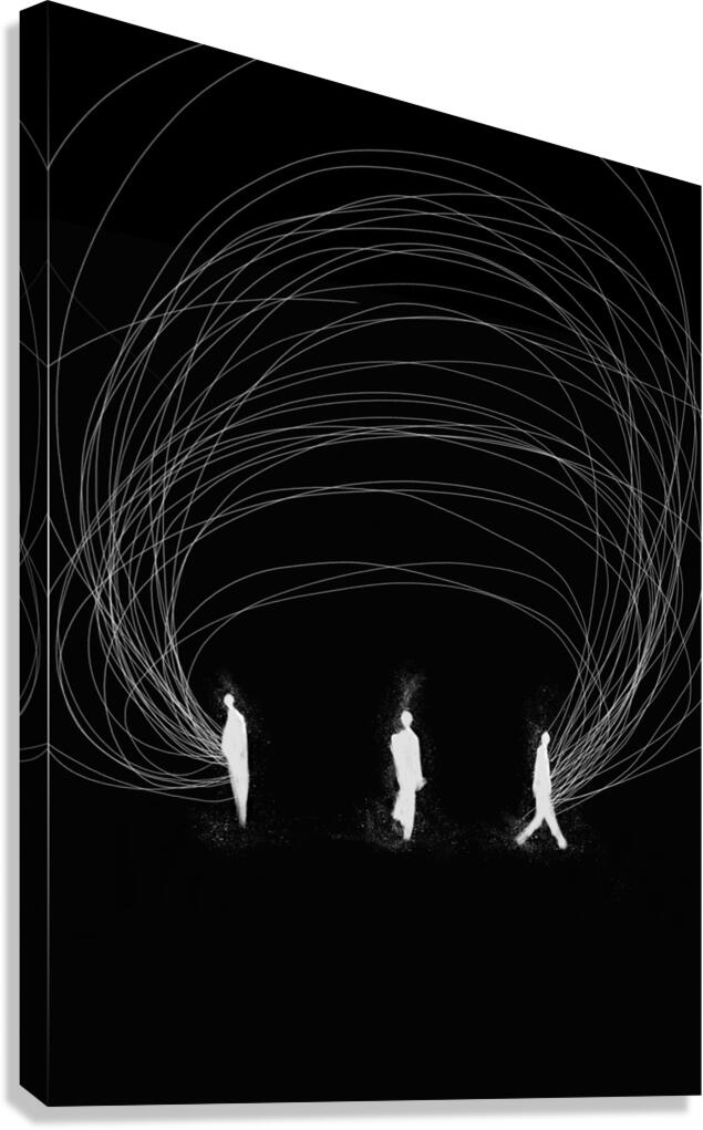Distance between us  1 Canvas Print