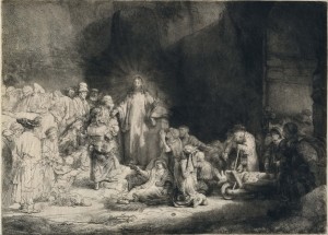 Christ Preaching Print