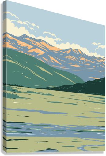 Tower Roosevelt Lamar Valley Yellowstone Natijpg Canvas Print