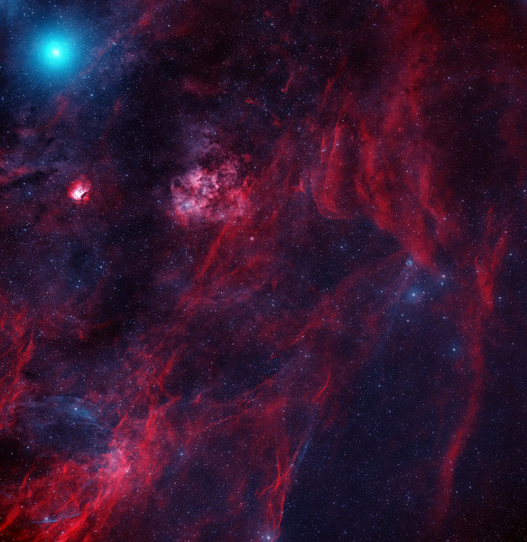 Threads of the Interstellar Medium by Astronight Astrophotography by John Buonomo