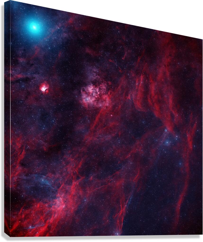 Threads of the Interstellar Medium Canvas Print