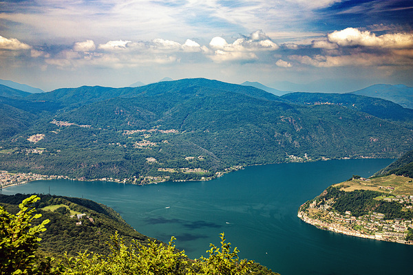 Lugano Lake 2 Print
