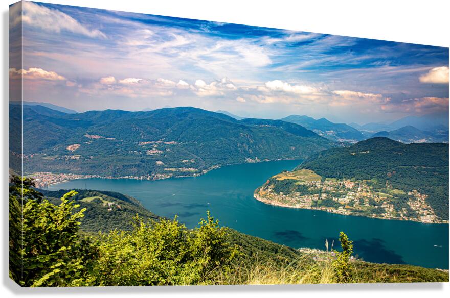 Lugano Lake 3 Canvas Print