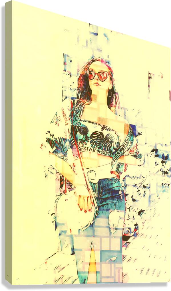 Techno Queen | Version Y Canvas Print