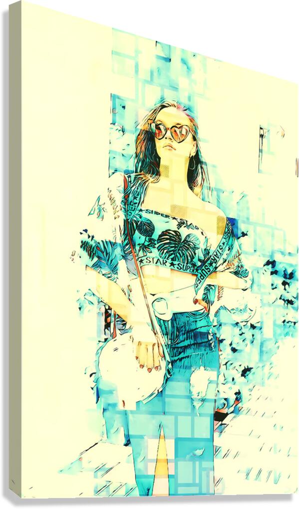 Techno Queen | Version B Canvas Print