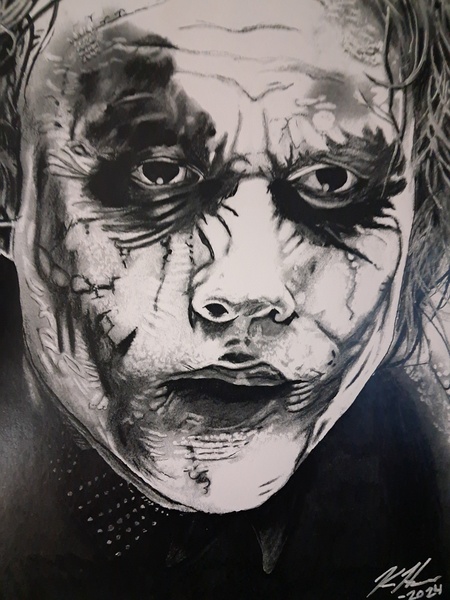 Heath Ledger Joker by Castor