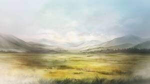 watercolor landscape