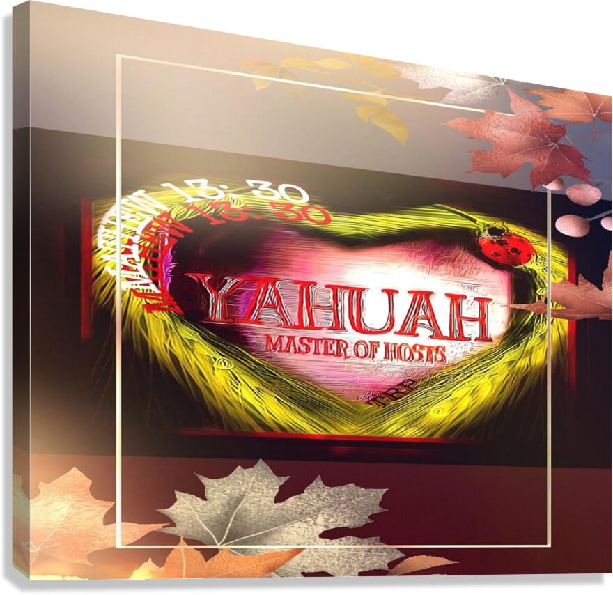 I Love Yahuah-Master of Hosts 01 Canvas Print