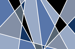 Trendy Lanvender Geomeric Piece