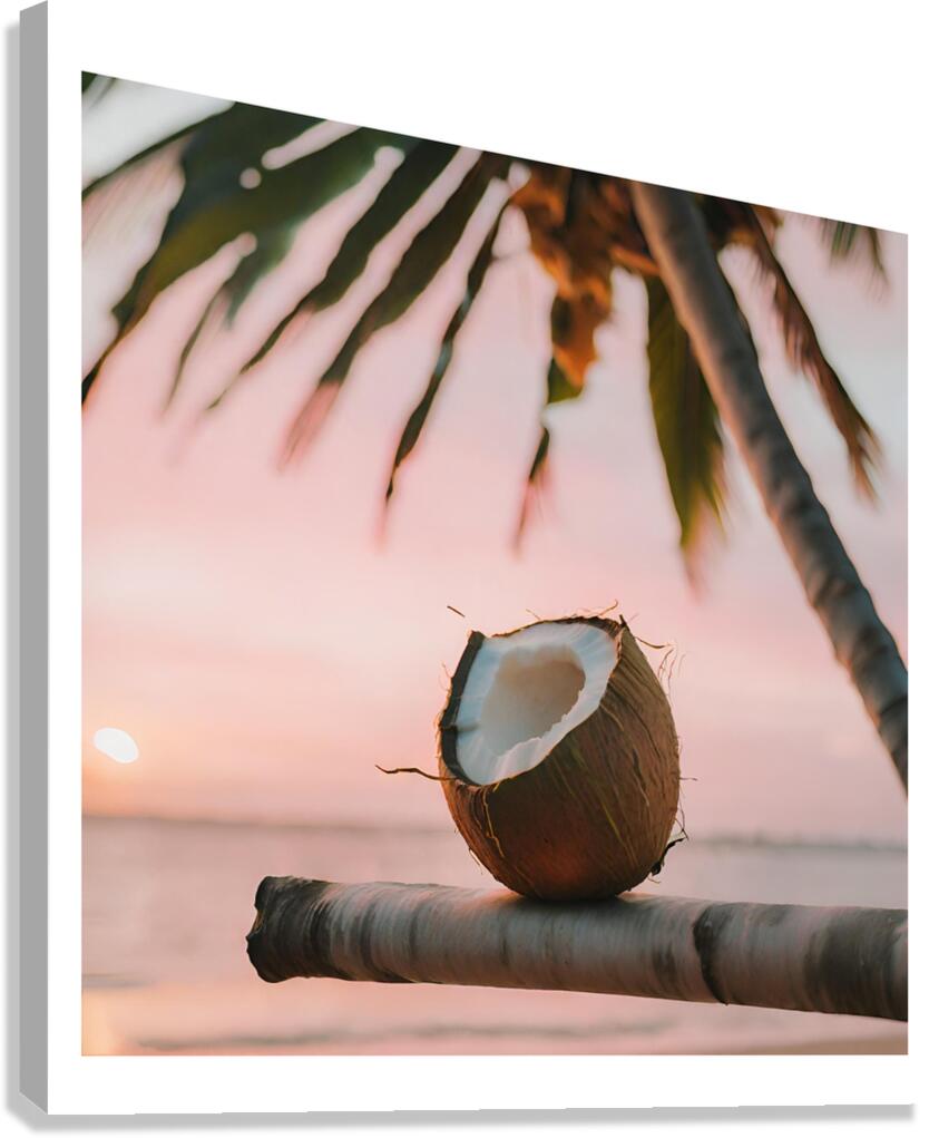 If I were a coconut 02 Canvas Print