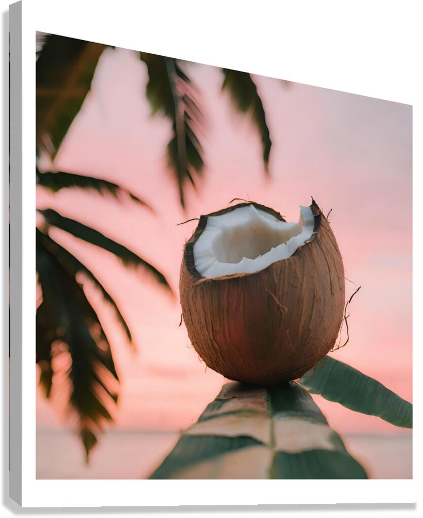 If I were a coconut 01 Canvas Print