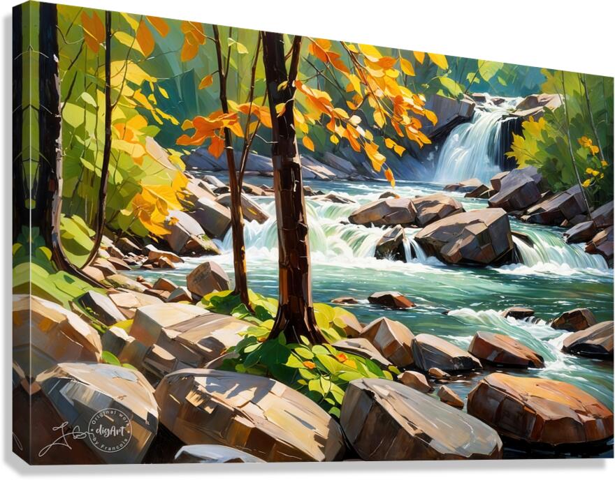 Cascade 05 Canvas Print