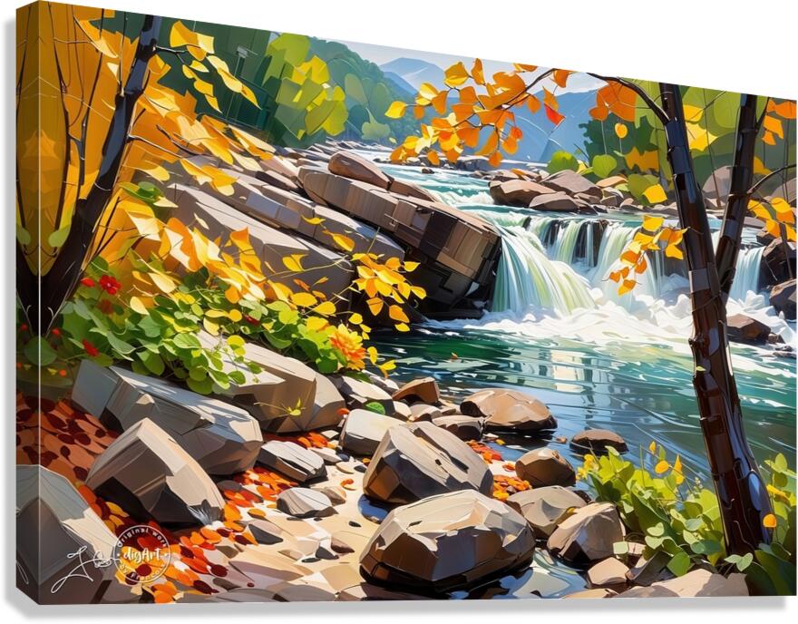 Cascade 06 Canvas Print