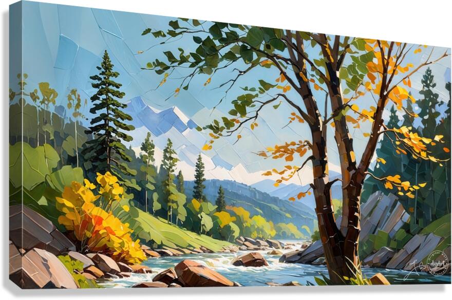 Cascade 13 Canvas Print