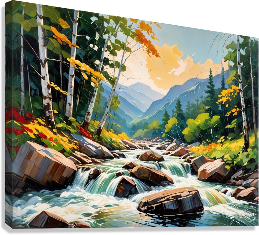 Cascade 14 Canvas Print
