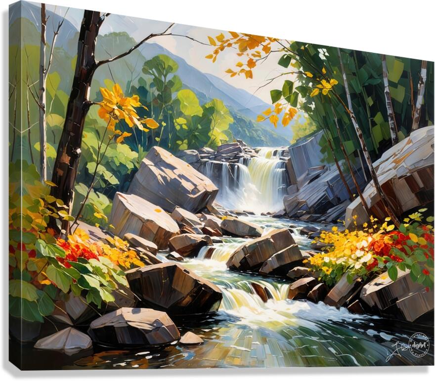 Cascade 18 Canvas Print
