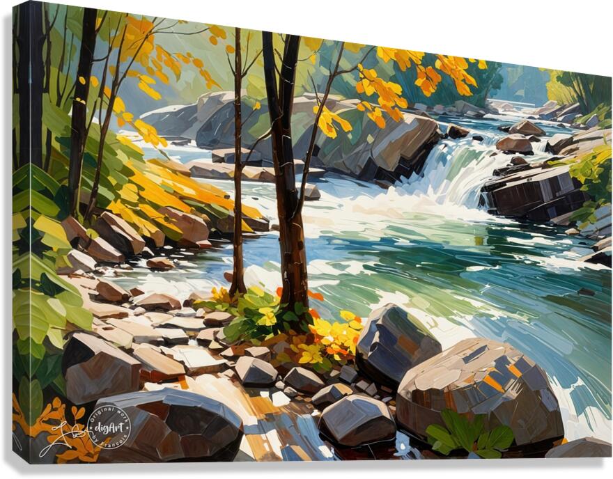 Cascade 19 Canvas Print
