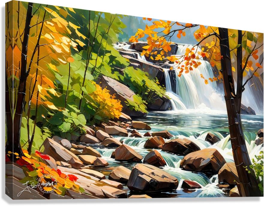 Cascade 20 Canvas Print