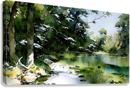 Aquarelle 21 Canvas Print