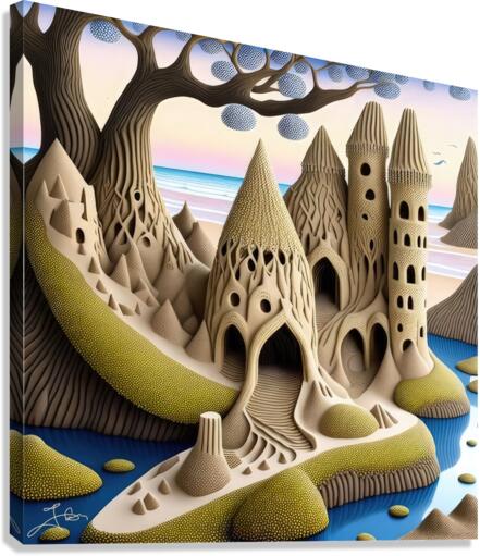Sandcastle 01 Canvas Print
