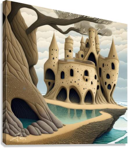 Sandcastle 13 Canvas Print