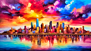 Dramatic Manhattan Reflections