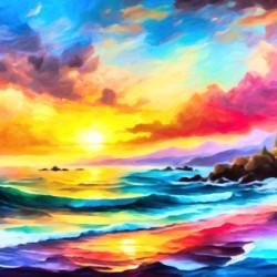 Coastal Charm Sunset