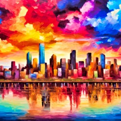 Dramatic Manhattan Reflections