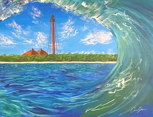 Sanibel Island Wave Painting