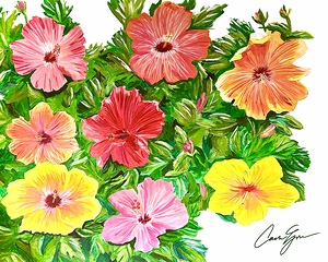 Hibiscus Painting
