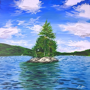 Nick Stoner Island Painting