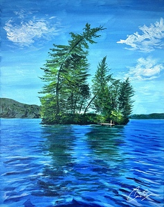 Nick Stoner Island Painting