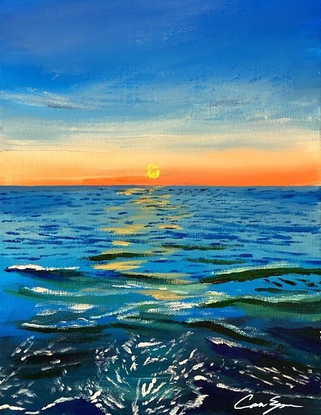 Sunset Painting  Print