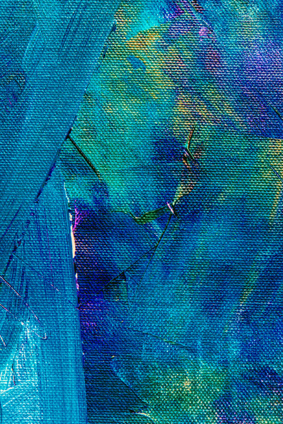 Blue Expression Print