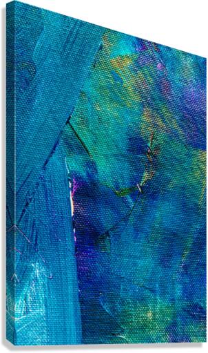 Blue Expression Canvas Print