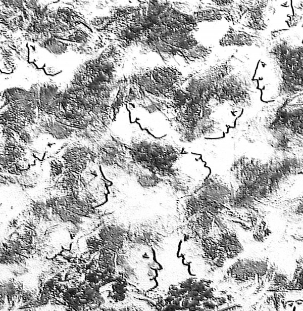 Foule  Crowd Print