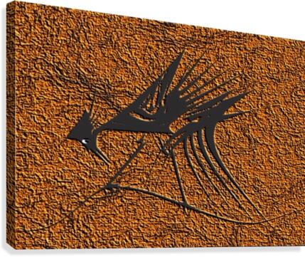 Oiseau Bird 3 Canvas Print