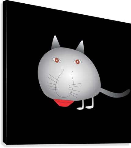 Chat Cat Canvas Print