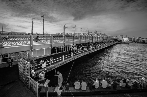 Galata Bridge Istanbul 3 by TIKOSART