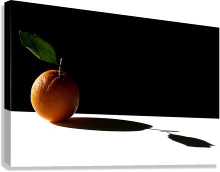Orange and shadow Canvas Print