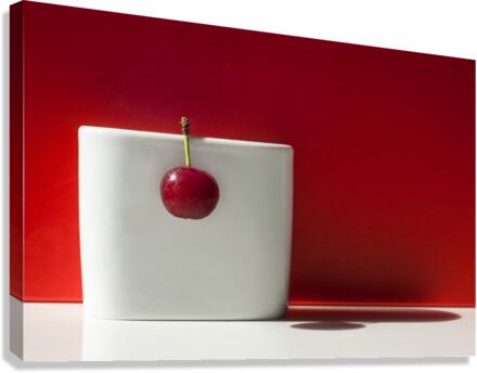 Minimal cherry Canvas Print
