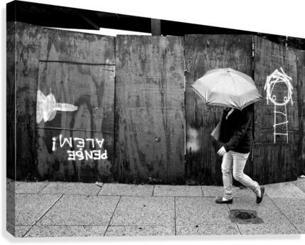 Think Canvas Print