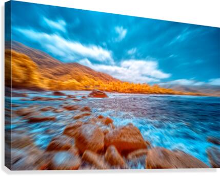Restless Shore Canvas Print