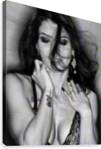 Brunette Canvas Print