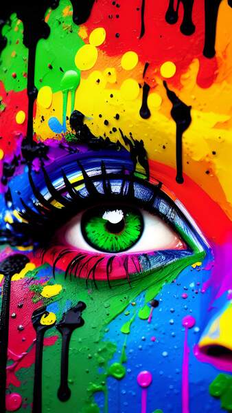 Colorful vision Print