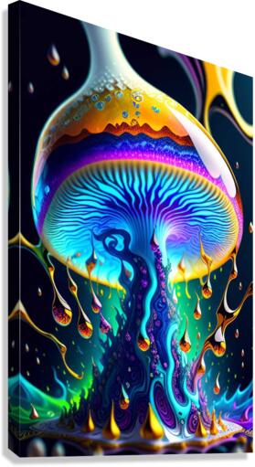 Mushroom Splash  Canvas Print