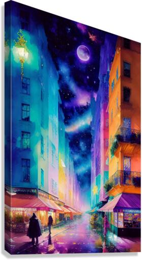 Colorful City Canvas Print